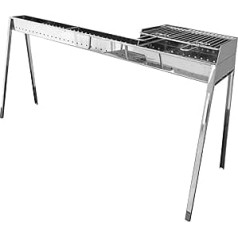 Milano Grill 100 + 40 Plus (140 cm) Nerūsējošā tērauda spoguļattēls