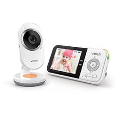 VTech - BM3254 - Baby Monitor Video Clear Plus - Nakts gaisma un šūpuļdziesma - Displejs 2,8 collas - Baby Monitor Audio - Versija FR