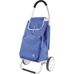 Amig - Shopping Trolley | 12 x 45.5 x 95 cm | with 2 Wheels | Thermal Function | Capacity 50 Litres | Maximum Load of 15 kg | Blue Colour