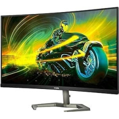 Philips Momentum 32M1C5500VL — 32 collu QHD izliekts spēļu monitors, FreeSync Premium, HDR10 (2560 x 1440, 165 Hz, 1 ms MPRT, DisplayPort, HDMI) melns