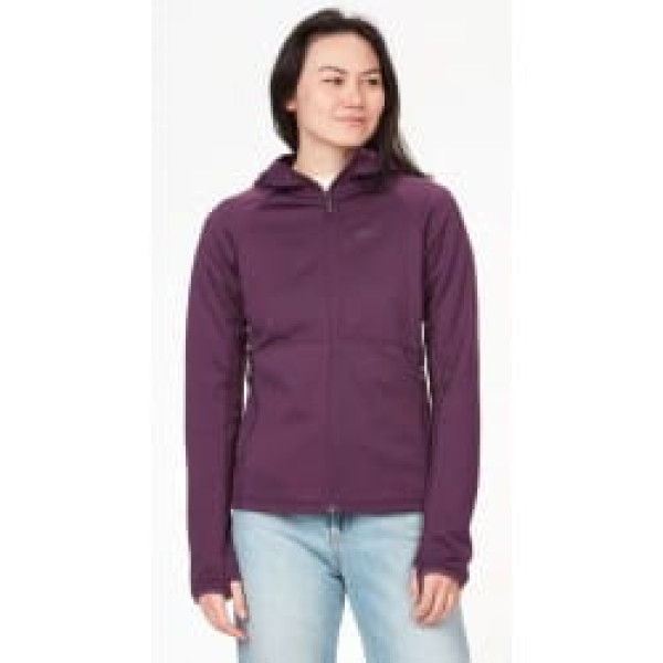 Jaka W OLDEN Polartec Hoody 02 XL Purple Fig