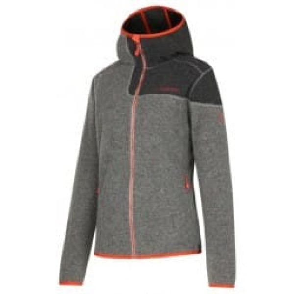 Jaka IRIDE HOODY W L Cloud/Cherry Tomato