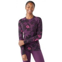 Termo krekls SW WS CLASSIC Thermal Merino Base Layer Crew XL Purple Iris Floral