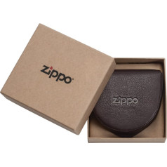 Zippo Leather Coin Pouch Brown