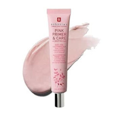 Erborian Pink Primer & Care Skin Perfecting Radiance Primer, Rafined Skin Texture Effect