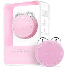 ‎Foreo Foreo Bear mini Pearl Pink Smart Microcurrent sejas savilkšanas līdzeklis mērķtiecīgai sejas pievilkšanai, 3 mikrostrāvas intensitātes, pretšoka sistēma, savienota ar lietotni.