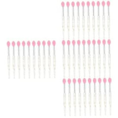 Minkissy Pack of 40 lūpu masku otiņas Lūpu birste izgatavota no silikona aplikators lūpu krāsām Silikona grims lūpu otu aplikators izgatavots no silikona Crystal Rod Sequins Silica Gel Miss