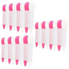 Doitool 48 Pcs Lūpu masku birste garo lūpu tīrīšanas rīki Silikona skruberis pīlinga lūpu birste Kosmētiskā acu ēnas aplikators lūpu birste Clean aplauzums instrumenti Make Up silikagels