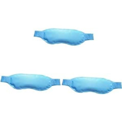 Ipetboom Pack of 3 Sleeping Eye Mask Cold Compress Eye Mask Fashion Blind Lightweight Eye Mask Block Light Eye Mask Cartoon Design Acu Mask Eye Gel Cold Eye Mask