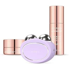 Foreo Total Facelift Set - Bear 2 Microcurrent Face Massager + Supercharged Serum 2.0 30 ml + Supercharged HA + PGA Intensive Moisturiser with 3x Effect 15 ml - Anti-Ageing - Skincare