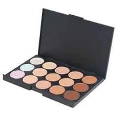 Accessotech 15 Color Pure Concealer Camouflage Palette Makeup Eyeshadow Bronzer Equipment Set