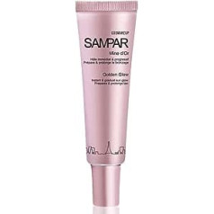 Sampar - Golden Glow Cream - Mitrinošs tonēts krēms mirdzošam un dabiskam mirdzumam - Tūlītējs un pakāpenisks iedegums - Universāls tonis - Visiem ādas tipiem - 30 ml tūbiņa