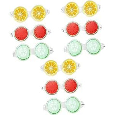 Beavorty Pack of 9 Fruit Ice Cream Acu Mask Vienreizējās lietošanas maskas sievietēm Sleep Headphones Apsildāmas Acu maskas Maskas tumšiem lokiem un pietūkumam Atvēsinošas Nakts Acu Cover Cold Eye Cover Cool