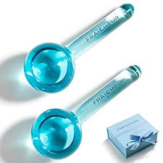 Fraîcheur Paris FRAÎCHEUR Ice Roller Face | Face Roller for Cold Face Massage | Skin Care Face Massage Roller with Anti-Frost Liquid | Reduces Swelling, Pores | Blue