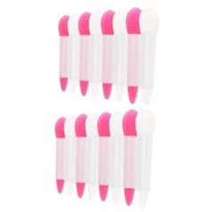 Ipetboom 32 Pcs Lūpu maska Brush Brush Form Lūpu tīrīšanas līdzeklis Silikona acu ēnas Aplikatori Aplauzums Aksesuāri Aplauzuma rīks Meiteņu rīks Acu krēms Aksesuāri Lūpu krāsa Eva