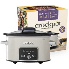 Crockpot Crock-Pot CSC060X, digitālā pacelšanas un pasniegšanas lēnā plīts
