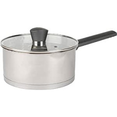 Russell Hobbs RH01164EU Excellence 20 cm kastrolis 2,5 l kastrolis ar stikla vāku, ļoti pulēta kastrolis, indukcijas panna, trauku mazgājamā mašīna