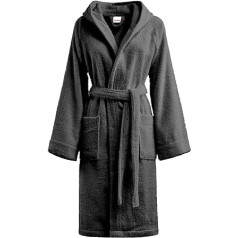 Bassetti Soft Dressing Gown 400g Hooded 100% Cotton for Men and Women Terry Towelling Plus Size - Italy Designed - MONIQUE Collection - New