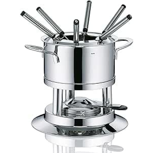 Kela 10968 Fondue-Set, Fleischfondue, 10-teilig, Für 6 Personen, Edelstahl, 1,7 l, Cailin