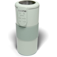 Justme Small Soup Maker 300ml (Green) Energy efficient 80W Lightweight 760g and compact for easy storage 5 Programmes