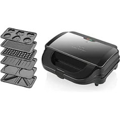 ETA Sandwich Maker 6 in 1 Sorento Plus, Non-Stick Coating for Easy Cleaning without Burning, 900 Watts, Waffle Iron, Grill and Much More