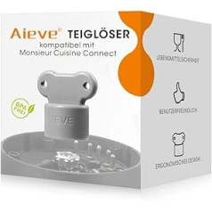 AIEVE Teigblume mīklas noņemšanas līdzeklis, kas saderīgs ar Monsieur Cuisine Smart, Monsieur Cuisine Connect, Connect Trend piederumi virtuves kombainiem (vieglai mīklas izņemšanai no maisīšanas katla)