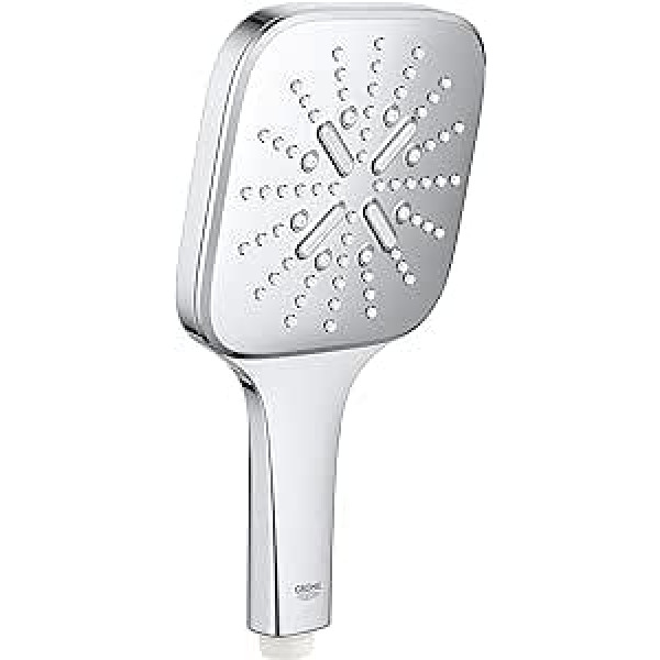 Grohe 26550000, Rainshower 130 SmartActive Cube, Hand Shower 3 Jet Types, Chrome