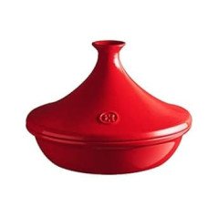 Interhal 349526 Keramik Rote Tajine E-Box, Ø270mm