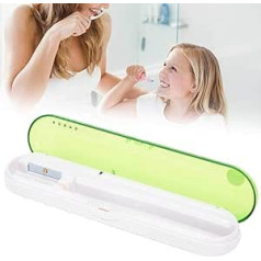 Toothbrush Steriliser Holder, LED Toothbrush Holder Cleaner for Toothbrush Holder Home Use (Green)