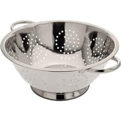 ABRUS Stainless Steel Sieve with Wide Carry Handle | Advance Stable Base | Dishwasher Safe (29 cm)