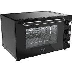 Beko - BMF60B - Ventilated Electric Oven, 60 Litres, 2000 W, 5 Functions, Timer 120 min, Temperature up to 230 ° - Black, 62 x 38.5 x 52 cm