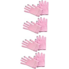 Minkissy 4 Pairs Moisturizing Gloves Touch Screen Gloves Gel Gloves Women Gloves Dry Cracked Hands Cover Hand Care Mittens Dryness Hand Cover