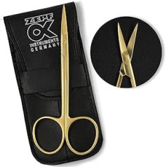 Zepf Medical Instruments Germany Apzeltītas nagu šķēres rokām un kāju nagiem Zelta izliektas Razor Sharp 11,5 x 5 cm 33 g Izliektas nerūsējošā tērauda Stabils Īpaši izturīgs