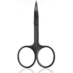 Selcouth Yyds Multipurpose Stainless Steel Nail Scissors for Nails, Toenails, Eyebrows, Eyelashes, Black