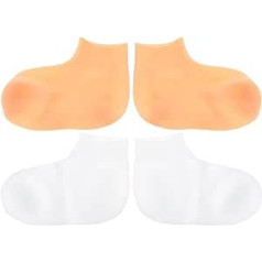 Beavorty 8 Pairs Exfoliating Mitrinošas Zeķes Miega zeķes ar Alveju bagātinātas Zeķes Sievietēm Zeķes Pēdu Kopšanai Kosmētiskās Zeķes Pēdu Pīlings Women Gel Spa Sebs