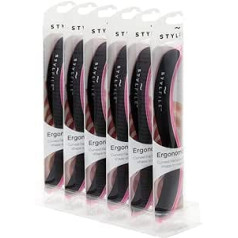 Stylfile izliekta nagu vīle 240/400 Grit Manicure Professional 3 vienā nagiem ar kutikulas spiedēju, nagu putotāju, augstākās kvalitātes nagu produktiem un nagu aksesuāriem