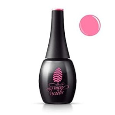 ‎My Nice Nails Pink Rose - 112 --- Gēla laka no My Nice Nails - Just More Beautiful - 12 ml | Ilgst 3 līdz 4 nedēļas | Extreme Gloss vai Matte | Unikāls pudeles dizains