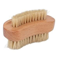 ‎Jonlaki Double Sided Fingernail Toenail Cleaning Scrub Brush, Wooden Toe Fingernail Brush Bristle Scrubber Tool for Gardener Salon for Men and Women