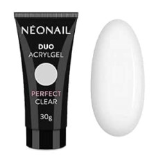 Neonail Professional Duo akrila želeja 30 g nagu pieaudzēšanas mākslīgie nagi nagu modelēšanas želeja Builder Gel ... (Perfect Clear)