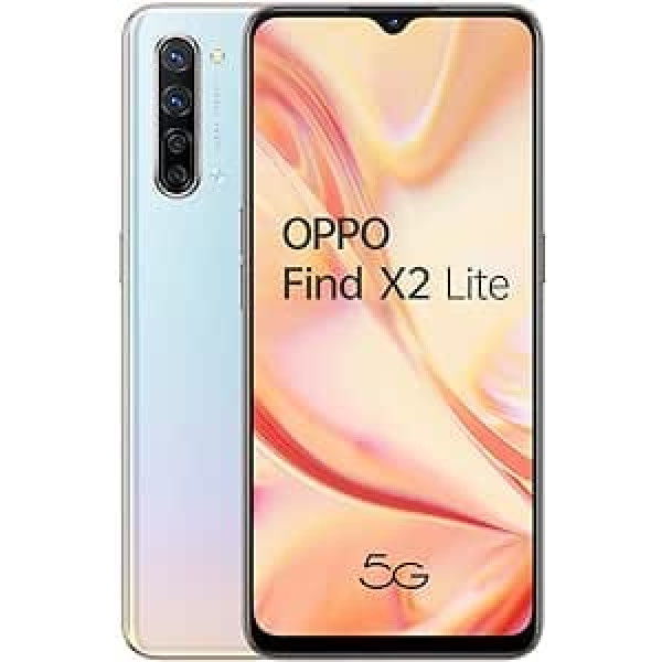 Oppo Find X2 Lite viedtālrunis 128 GB, 8 GB RAM, divas SIM kartes, pērlbalts