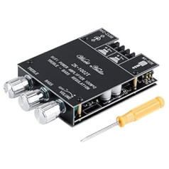 Bluetooth Amplifier Module Hi-Fi Stereo - 2.0 Audio Amplifier Board TPA3116D2 Mini Digital Power Amplifier Board Bass and Treble Tuner 2 x 100 W 12 V-24 V