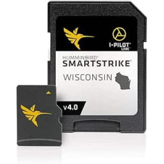 Humminbird 600041-4 SmartStrike Wisconsin V4 Digital GPS Map Micro Card