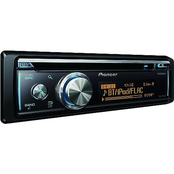 Pioneer DEH-X8700BT automašīnas stereo ar Bluetooth, CD, USB un papildu ieeju