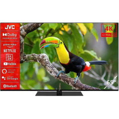 JVC LT-65VU6355 65 collu televizors / viedais televizors (4K Ultra HD, HDR Dolby Vision, trīskāršs uztvērējs, Bluetooth, Dolby Atmos) [2023]