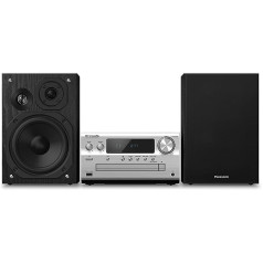 Panasonic SC-PMX802E-S Premium mikro stereo sistēma (Bluetooth, Airplay, DAB+, CD, FM) Sudraba