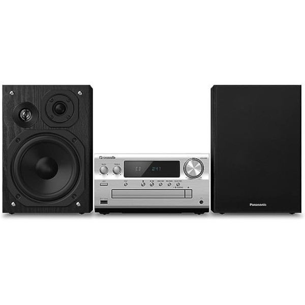 Panasonic SC-PMX802E-S Premium mikro stereo sistēma (Bluetooth, Airplay, DAB+, CD, FM) Sudraba