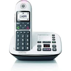 Motorola CD5011 - DECT Digital Cordless Phone with Answering Machine, Call Lock and Volume Raise - 1.8 Inch Full Graphics Screen