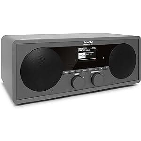 TechniSat DIGITRADIO 451 CD IR — digitālais un interneta radio ar CD atskaņotāju (DAB+, FM, stereo, AUXin, Bluetooth audio straumēšana, Spotify, USB, uzlādes funkcija, MP3 atskaņošana, WiFi, 2 x 15 vati)