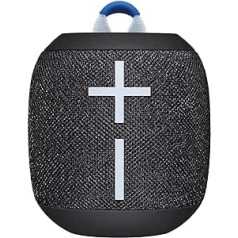 Ultimate Ears WONDERBOOM 3 pārnēsājams Bluetooth skaļrunis, bagātīgs bass, 360 grādu skaņa, ūdensizturīgs, putekļu necaurlaidīgs IP67, peldošs, 40 m diapazons — melns