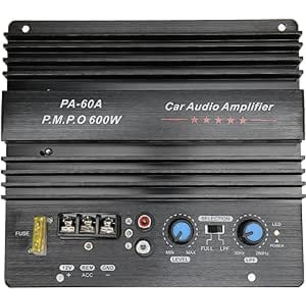 600 W automašīnas audio lieljaudas pastiprinātāja pastiprinātāja panelis, zemfrekvences skaļruņa pastiprinātāja panelis, automašīnas audio pastiprinātāja panelis, jaudīgs zemfrekvences zemfrekvences skaļrunis automašīnām